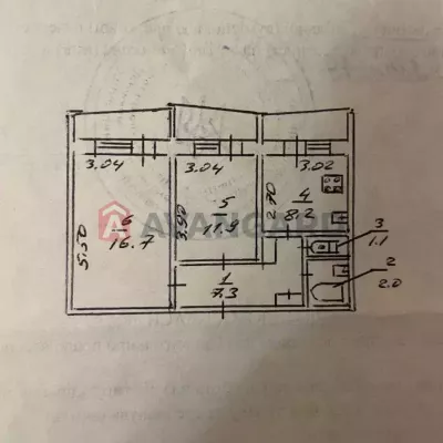 Buy apartment - Dnipro, Slavy boulevard7. Sale of real estate - Sobornyi, secondary market and new building cheap, price up to 45000$, announcement no.1892910 фото 18