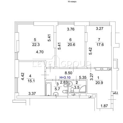 Buy apartment - Kyiv, Zvirynetska street70а, Pecherskyi r-n (city ​​center). Sale of real estate - Pecherskyi area, secondary market and new building cheap, price up to 225000$, announcement no.1949710 фото 3