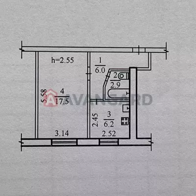 Buy apartment - Dnipro, Novoorlovska street. Sale of real estate - Novokodatskyi, secondary market and new building cheap, price up to 18000$, announcement no.1955147 фото 2