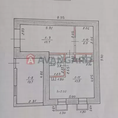 Buy house - Dnipro, Boryspilska street. Sale of real estate - Samarskyi, secondary market and new building cheap, price up to 65000$, announcement no.1989184 фото 3