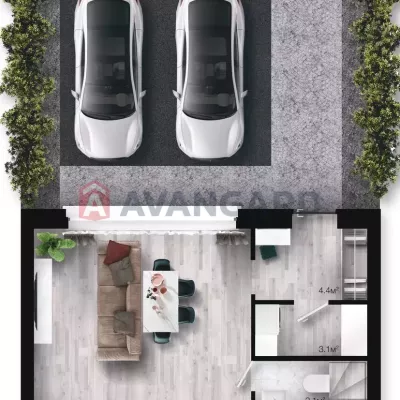 Buy house - Dnipro, Shyrokyy lane. Sale of real estate - Amur-Nyzhnodniprovskyi, secondary market and new building cheap, price up to 126000$, announcement no.1988024 фото 3