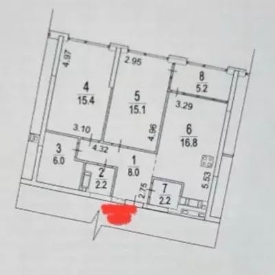 Buy apartment - Kyiv, Dniprovska nab.15д, Osokorky. Sale of real estate - Darnytskyi area, secondary market and new building cheap, price up to 200000$, announcement no.2039724 фото 28